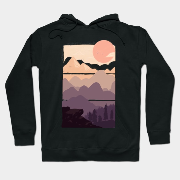 Mountain in sunny day Hoodie by mohamedayman1